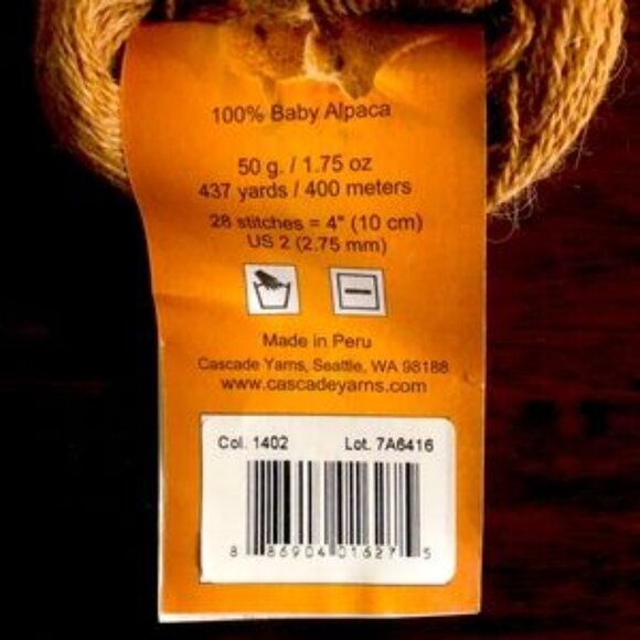 💯 Baby Alpaca yarn - camel - Picture 4 of 4